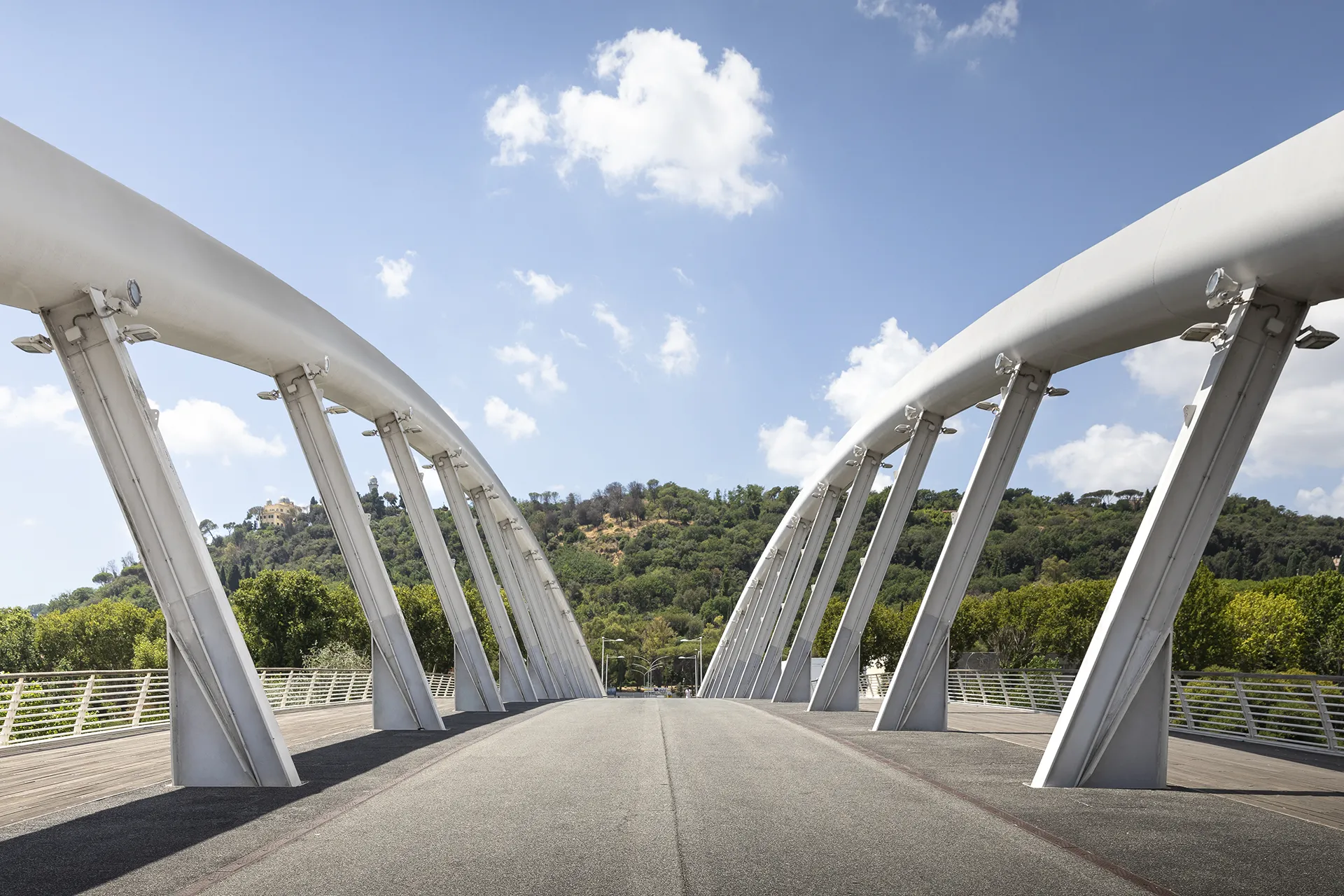 Il Ponte della Musica sul Tevere a Roma.
